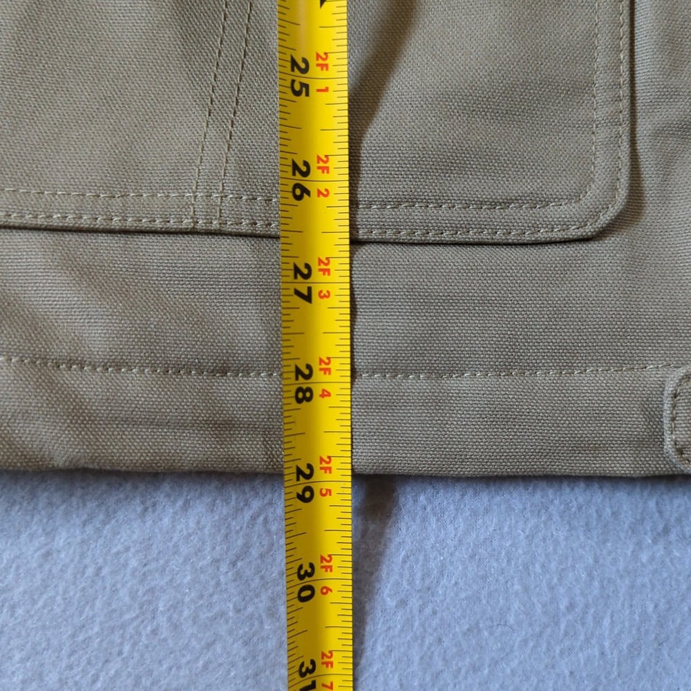 Columbia PHG Hunting Vest Mens Small Tan Canvas Fleece Lined Roughtail Gear - Picture 11 of 11